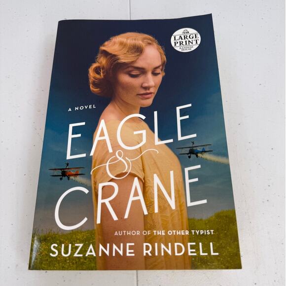 Eagle & Crane Novel by Suzanne Rindell Paperback Large Print - Picture 1 of 4